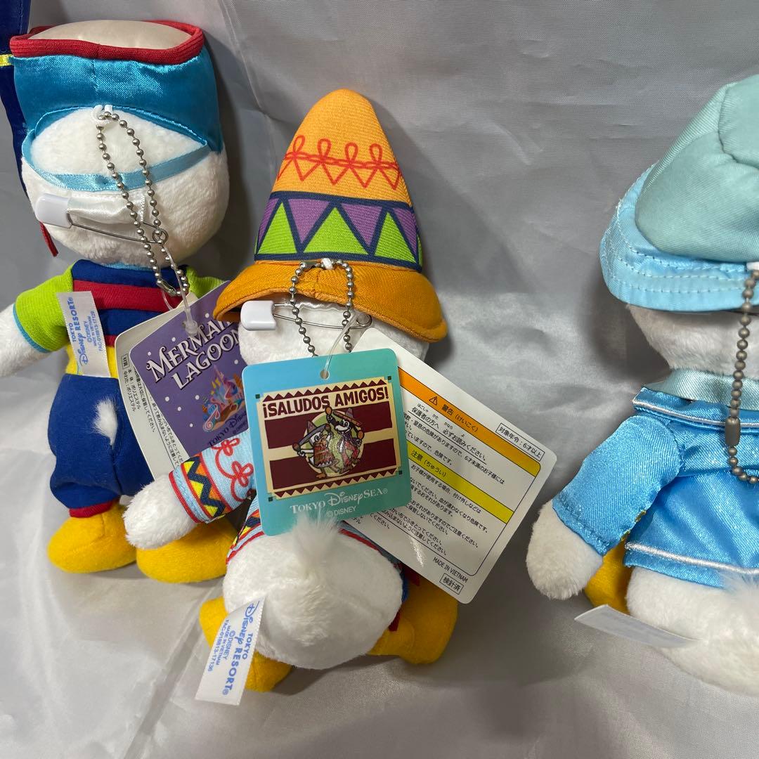 タグ付き ☆ ドナルド ぬいば 4点セット