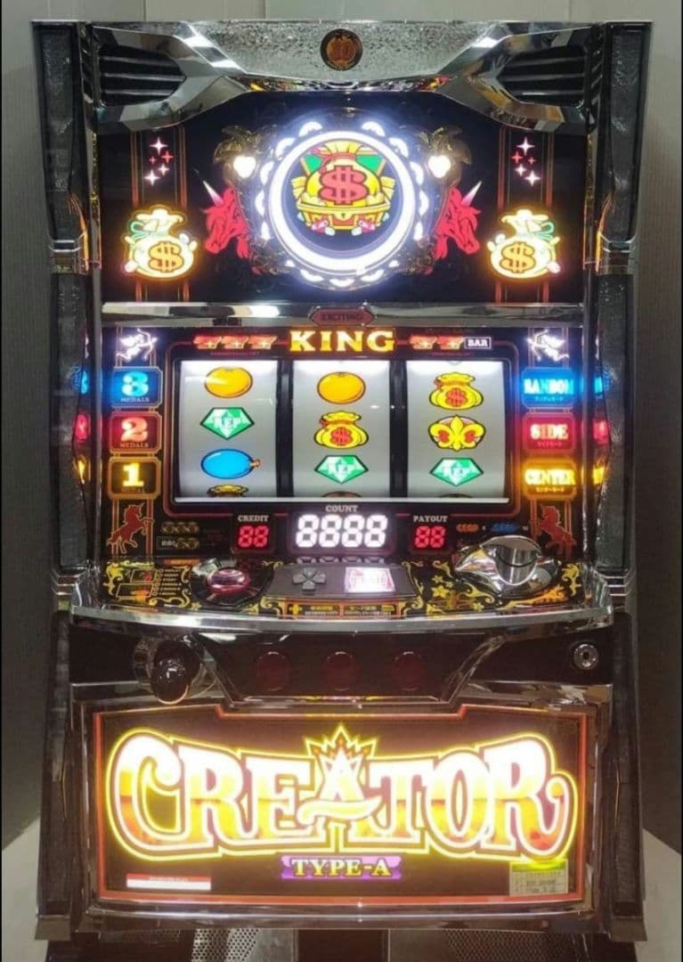 パチスロ実機 キングクリエーターＳＫ－３０ 不要機付