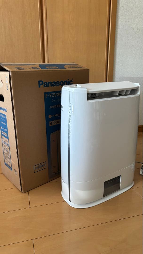 【美品】Panasonic F-YZVX60-H 衣類乾燥除湿機