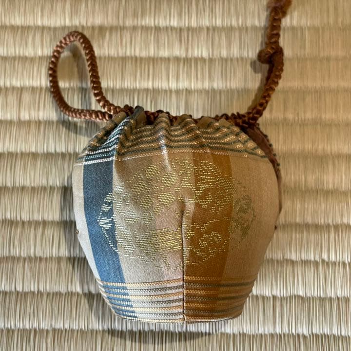 瀬戸焼茶入　鵬雲斎箱書付　仕覆2枚付