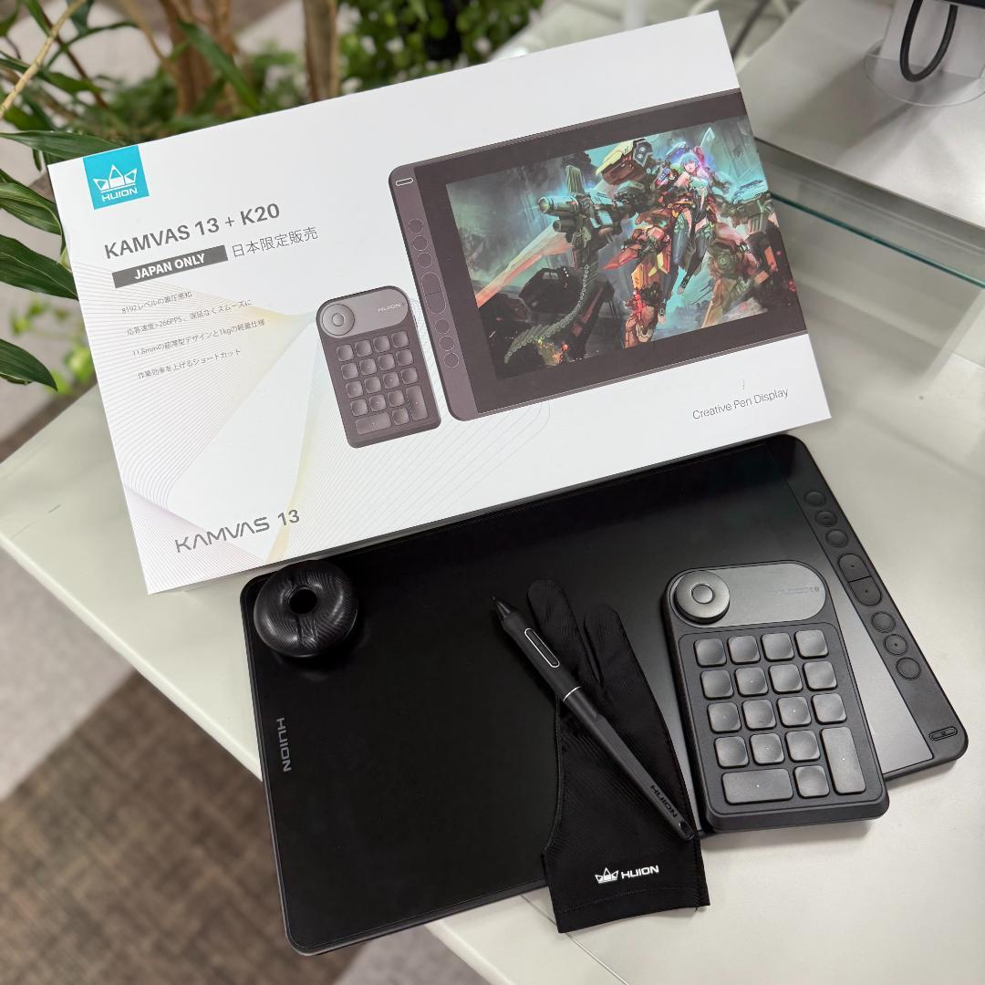 ★Pondy★液晶ペンタブレットHUIONKAMVAS13+K20日本限定