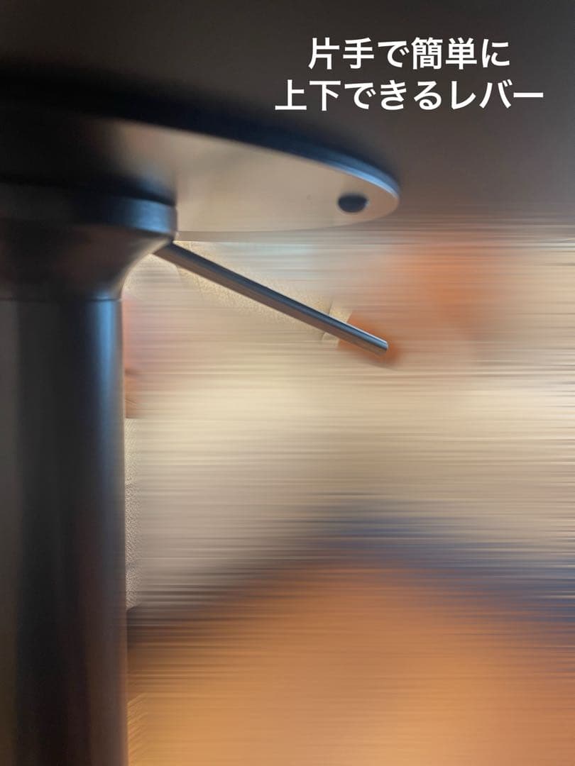 Lapalma BRIO ガス圧式昇降丸テーブル　ロータイプ