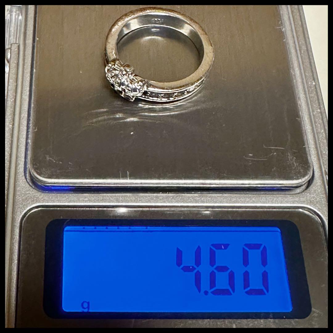 DUB 冠　ストーン　芸能人愛用　シルバーリング　#11 シャインクラウン