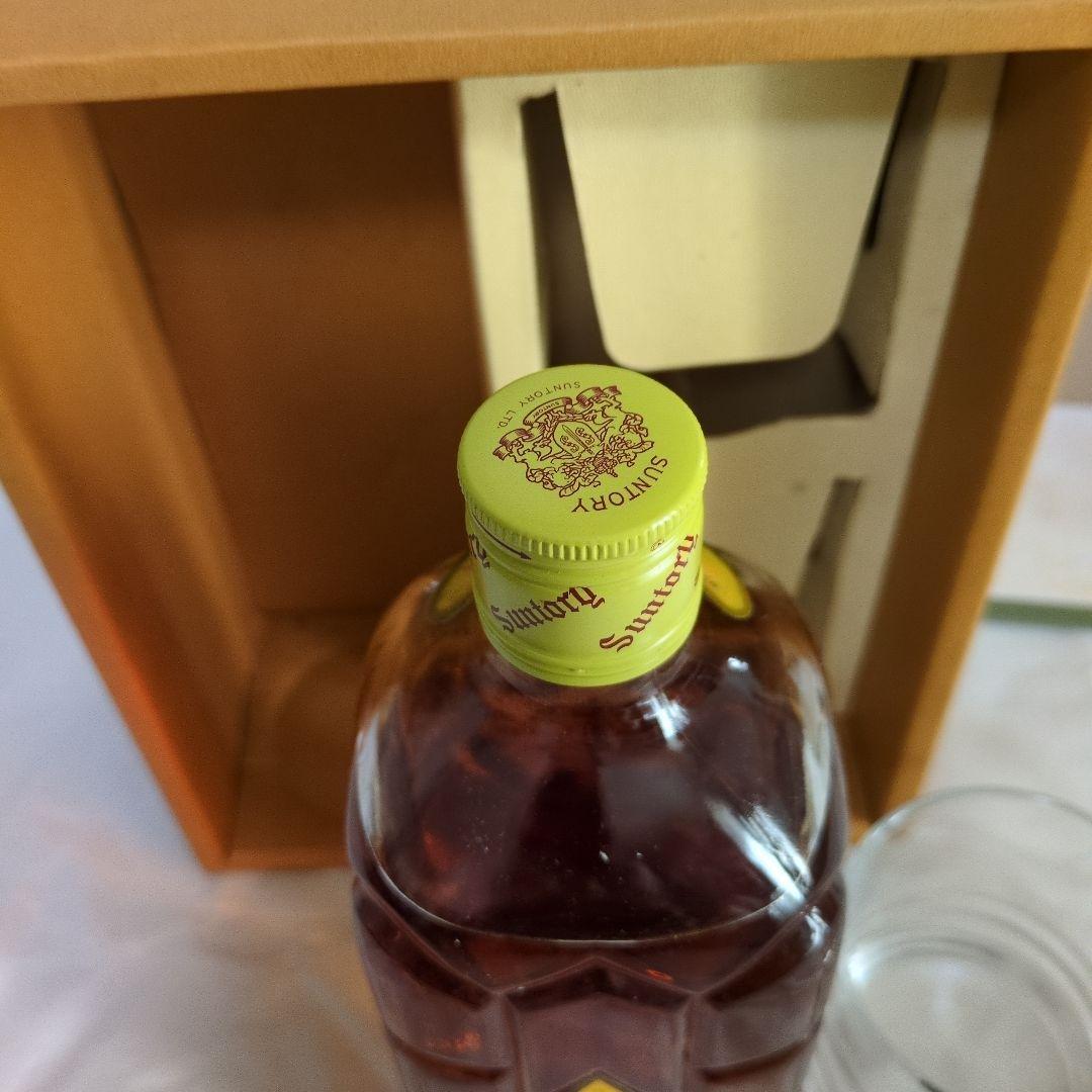 SUNTORY サントリー角瓶特級＆専用グラス２個付