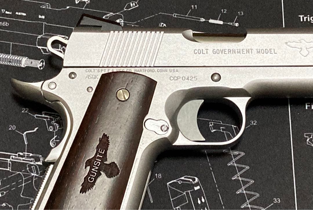 新品 未使用 限定WA COLT GUNSITE PISTOL シルバー