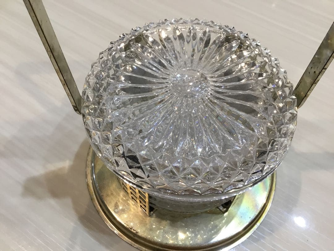 Hofbauer鉛クリスタルコースター6枚セット【ドイツ製アンティーク】美品