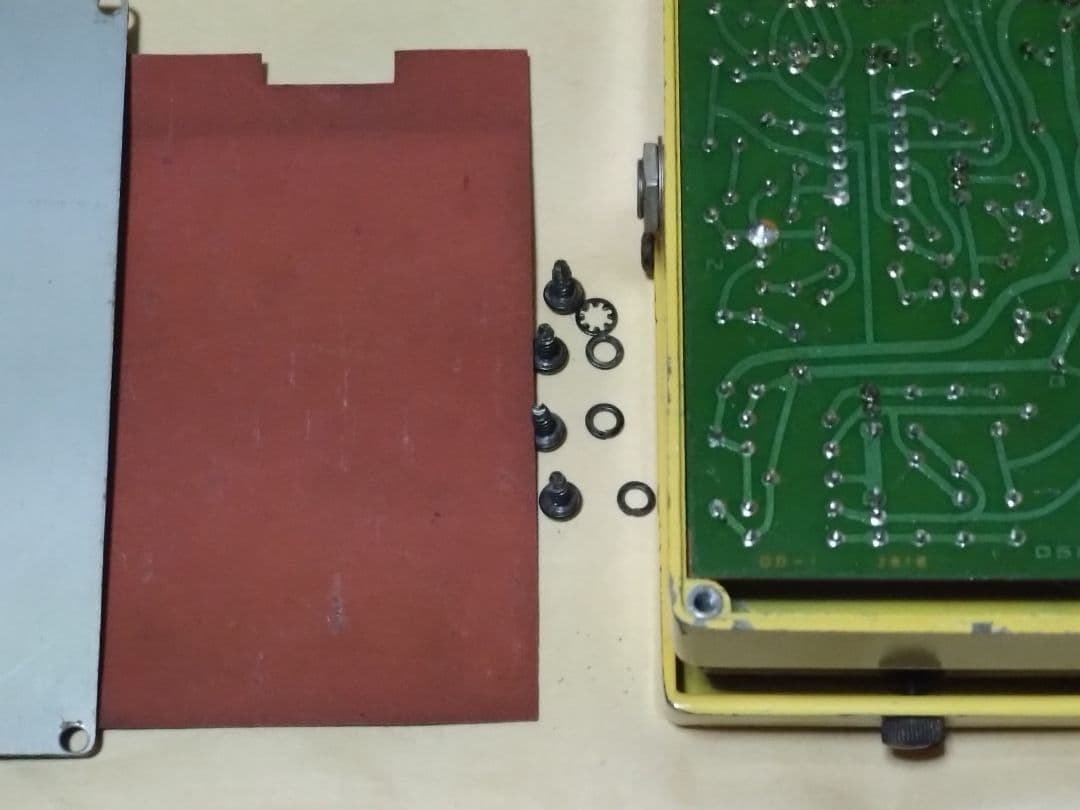 BOSS OD-1 ＮＥＣ クワッドオペアンプ μPC4741C　スケルトン