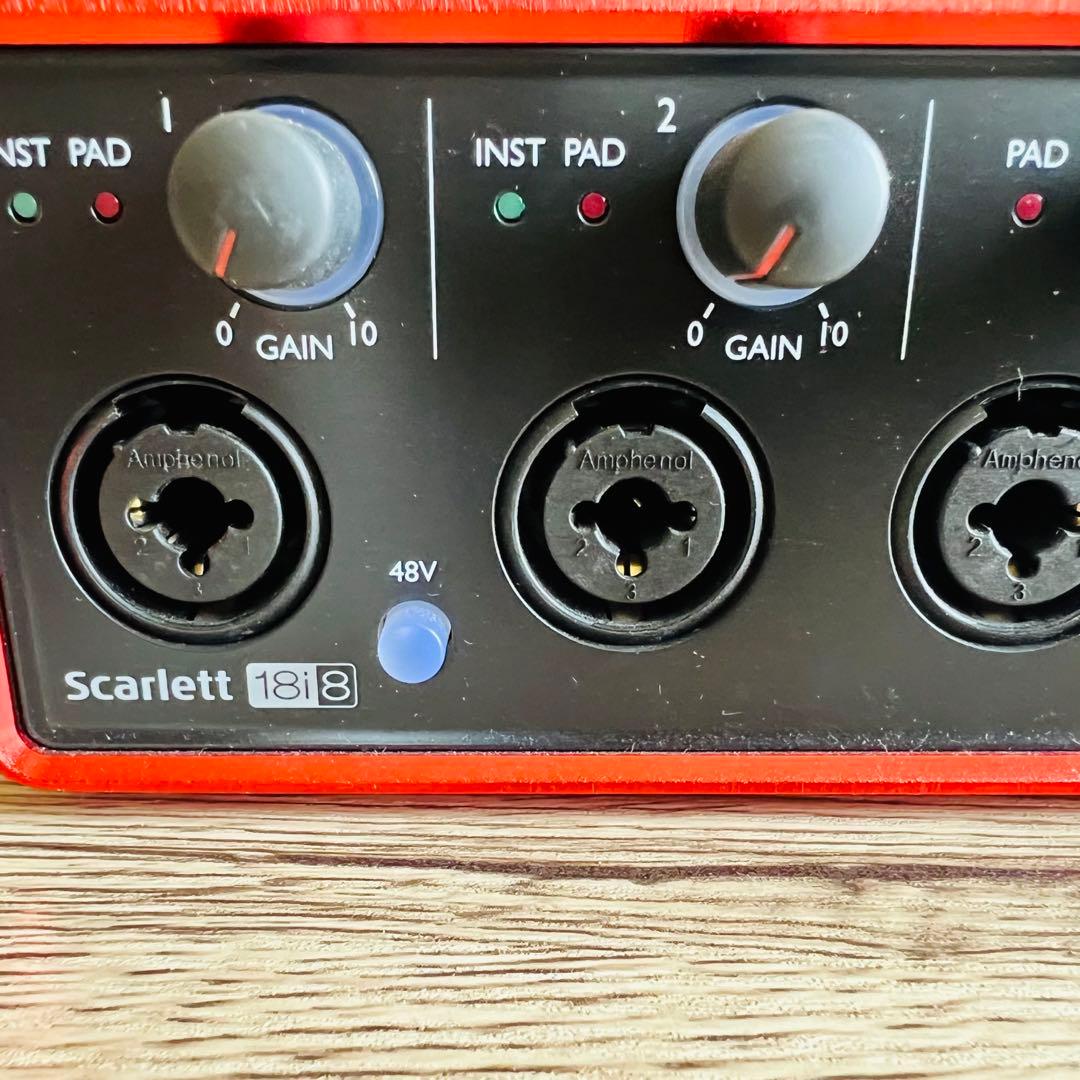 【箱付き】focusrite 18i8 gen2 オーディオインターフェース