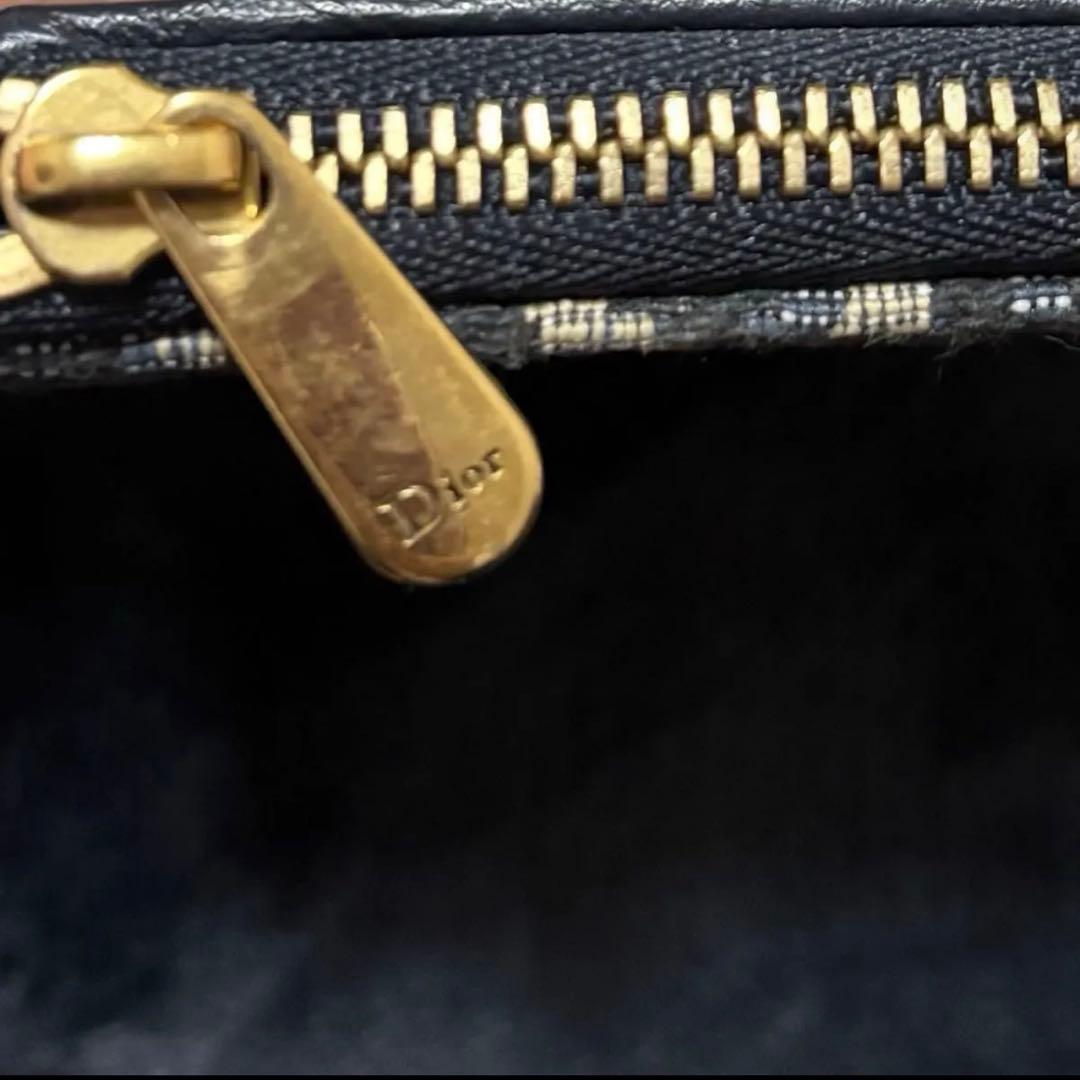 Dior サドル ウォレット ミニ財布 三つ折り ネイビー