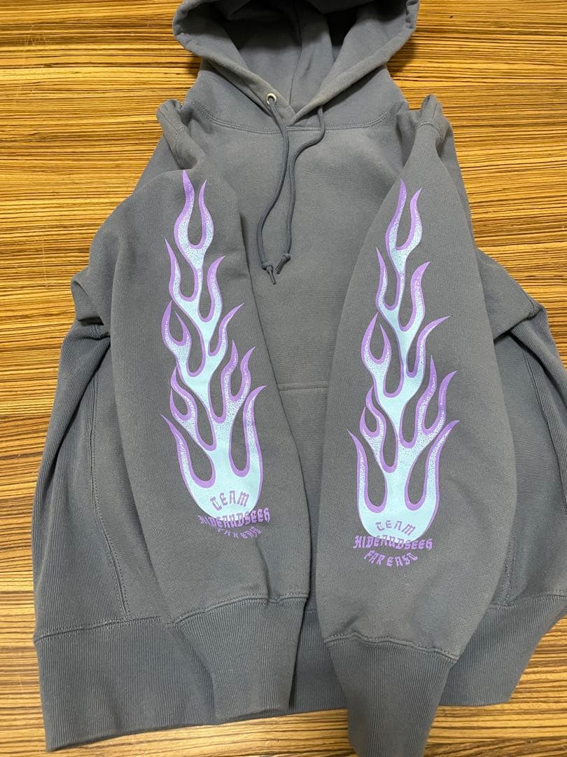 22AW ハイドアンドシークHIDEANDSEEKフレイムパーカー キムタク着