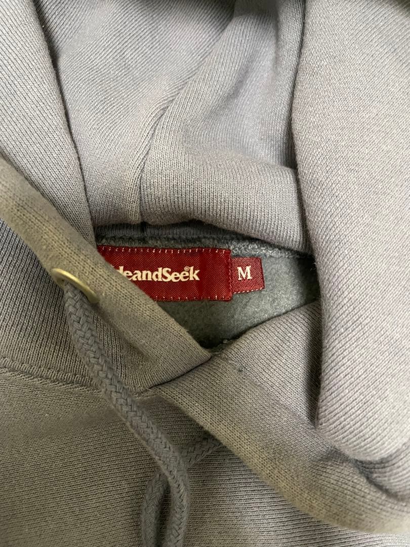 22AW ハイドアンドシークHIDEANDSEEKフレイムパーカー キムタク着