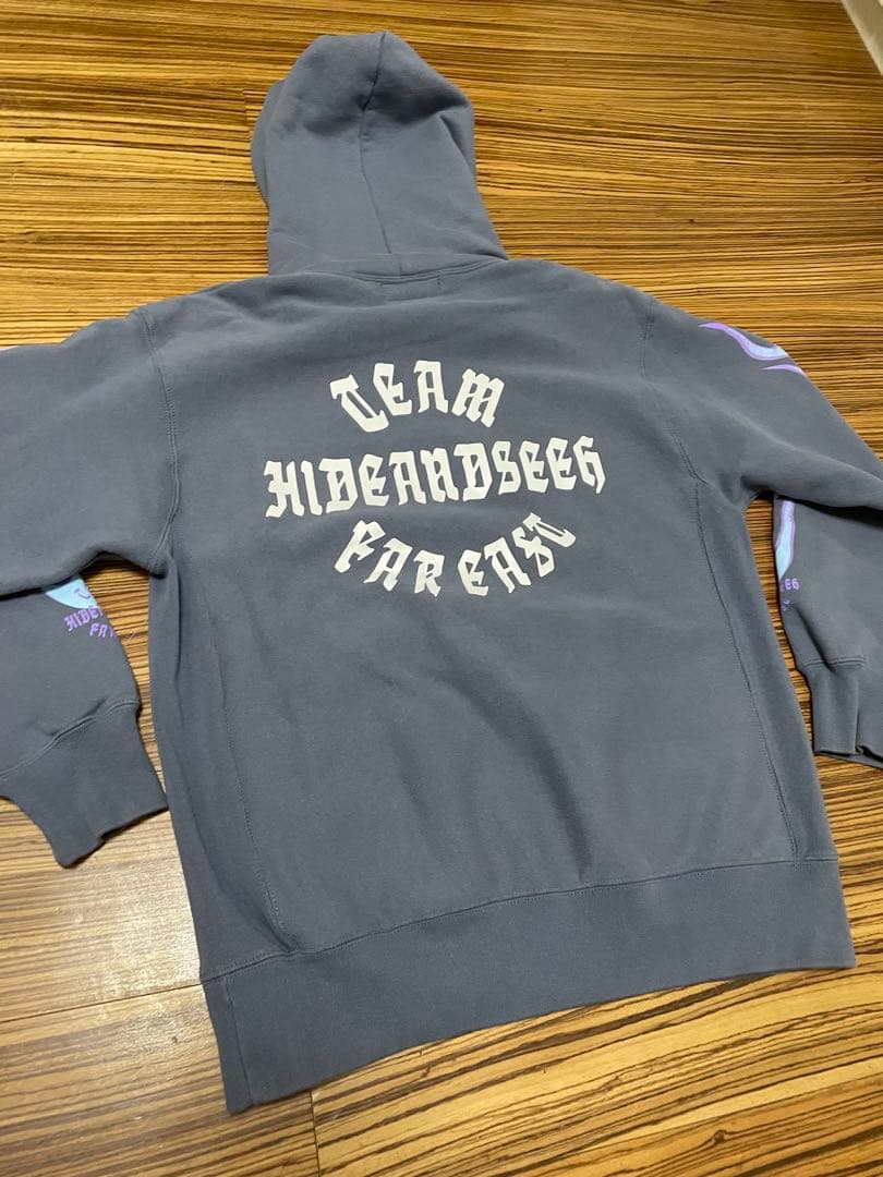 22AW ハイドアンドシークHIDEANDSEEKフレイムパーカー キムタク着