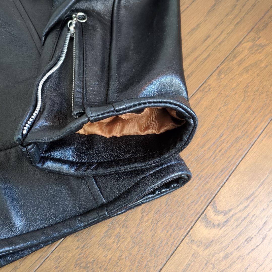 RetroGrade　TOKYO ブラックレザーライダースジャケット L