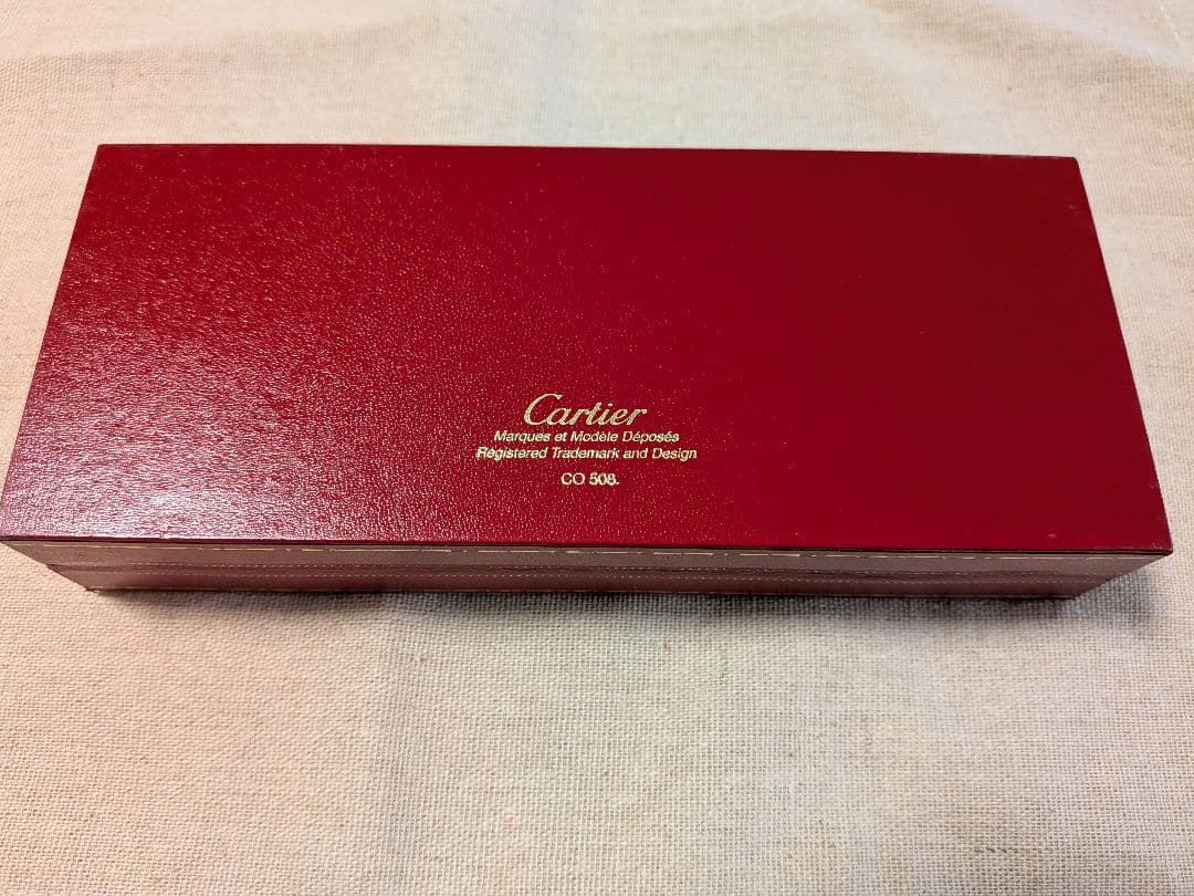 Cartier 黒 万年筆 インクカートリッジ付き