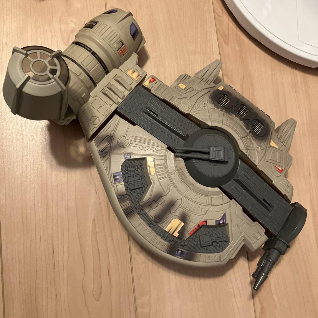 宇宙船型おもちゃ グレー 約30cm