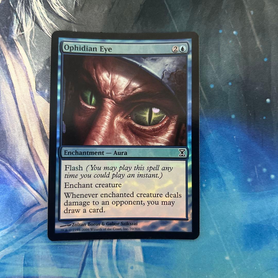 【初版Foil】《知恵の蛇の眼/Ophidian Eye》[TSP] 英語 en