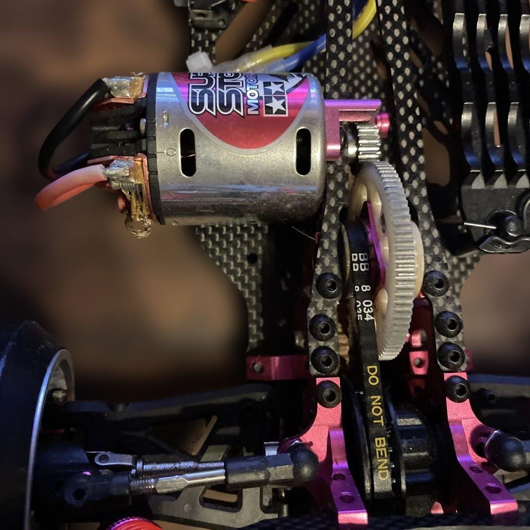 ドリラジ 3レーシング、モーター、アンプ、サーボ、受信機付き　71ボディ