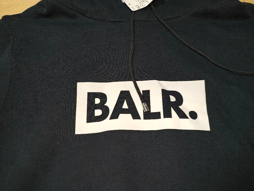 【新品未使用】 BALR.　ボーラー　プルオーバーパーカー　ブラック　L