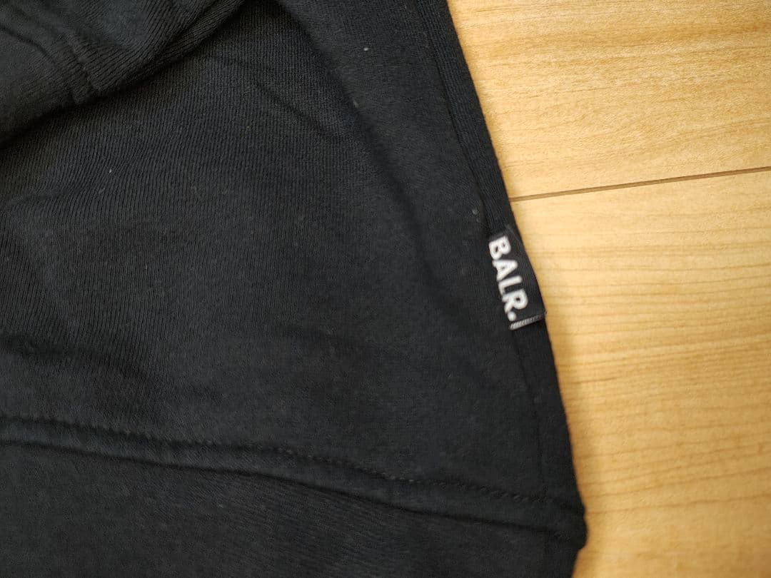 【新品未使用】 BALR.　ボーラー　プルオーバーパーカー　ブラック　L