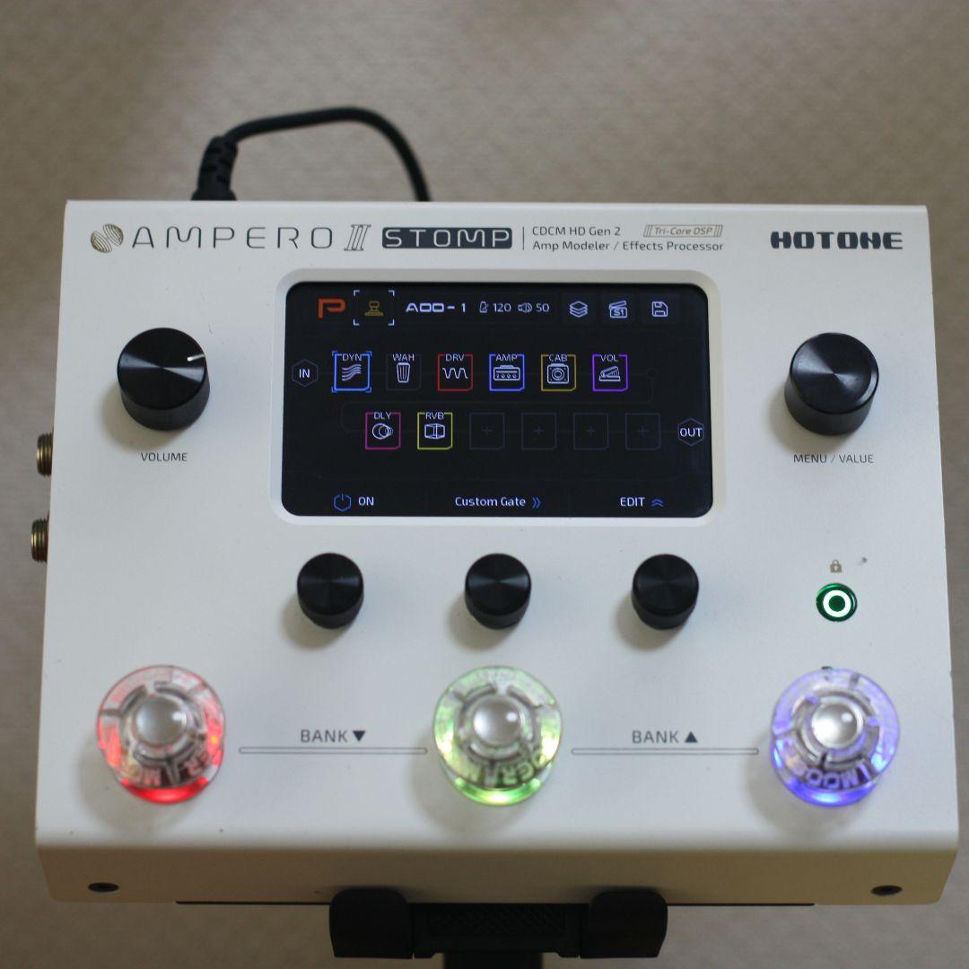 Hotone Ampero II Stomp ギターエフェクター