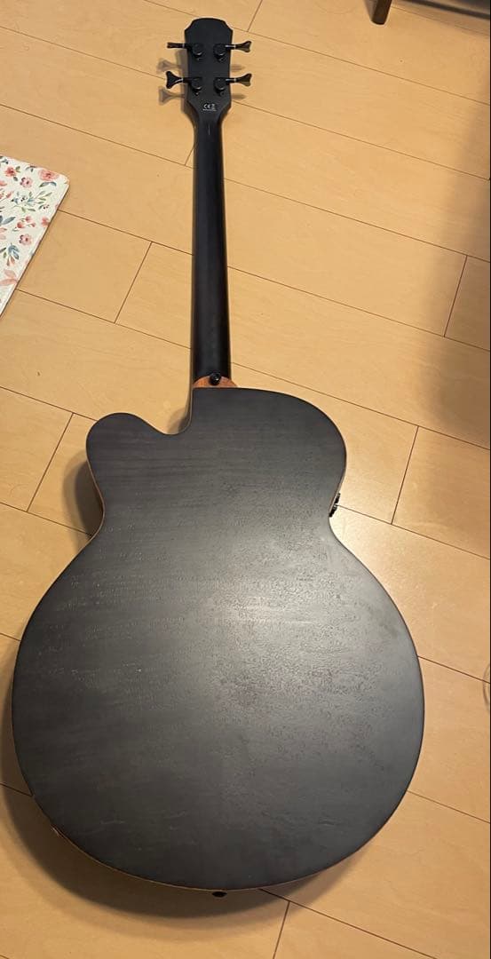 ARIA FEB-F2/FL STBK フレットレス アコベ ケースつき　傷あり