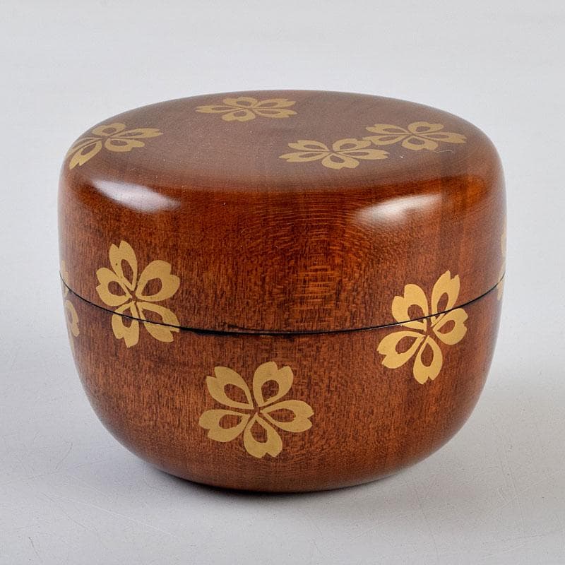 茶道具　前畑峰春作　淡々斎好　大堰川平棗　共箱　V　8987