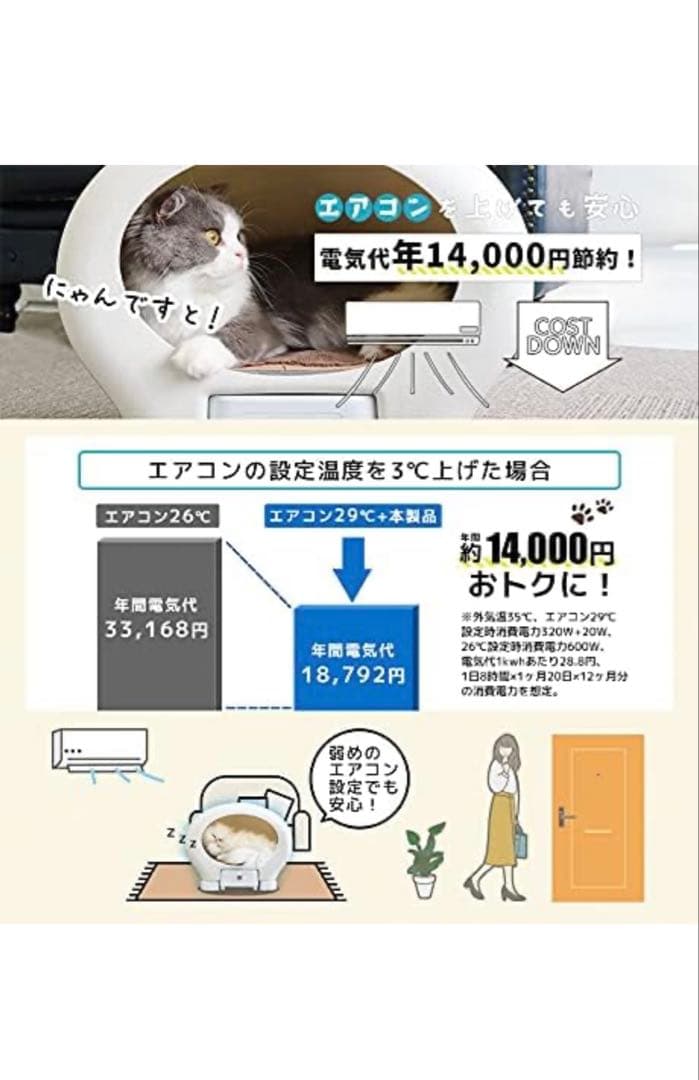 THANKO 冷温ヒーター付きペットハウス 【アニマルカプセルホテル】2個セット