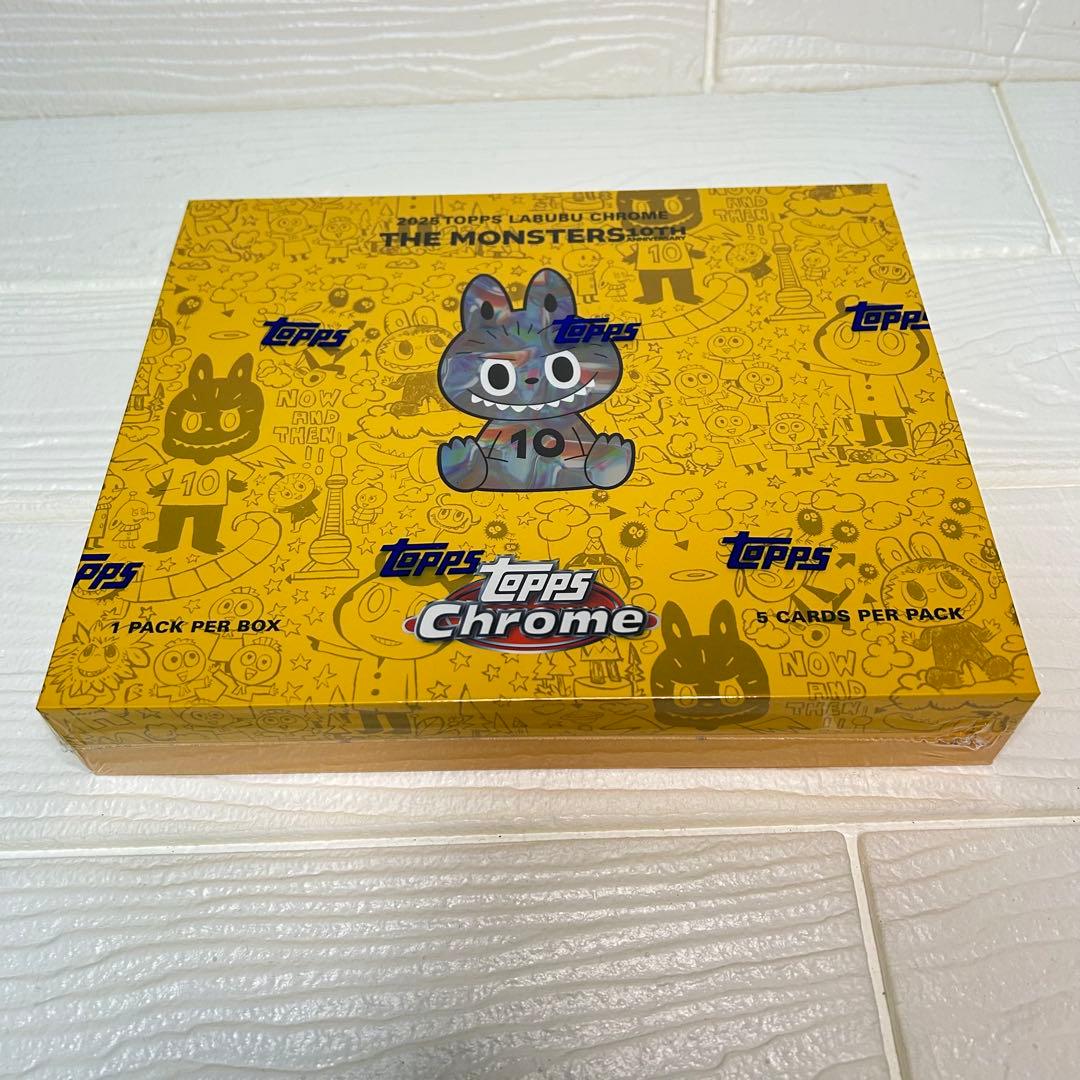 【新品未開封】Topps Chrome 10周年記念ボックス ラブブ 1BOX