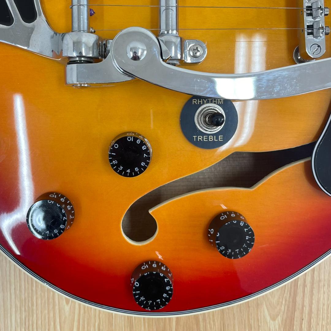 【セミアコ】IRIN アイリーン ホロウFホール22フレット トレモロアーム機能