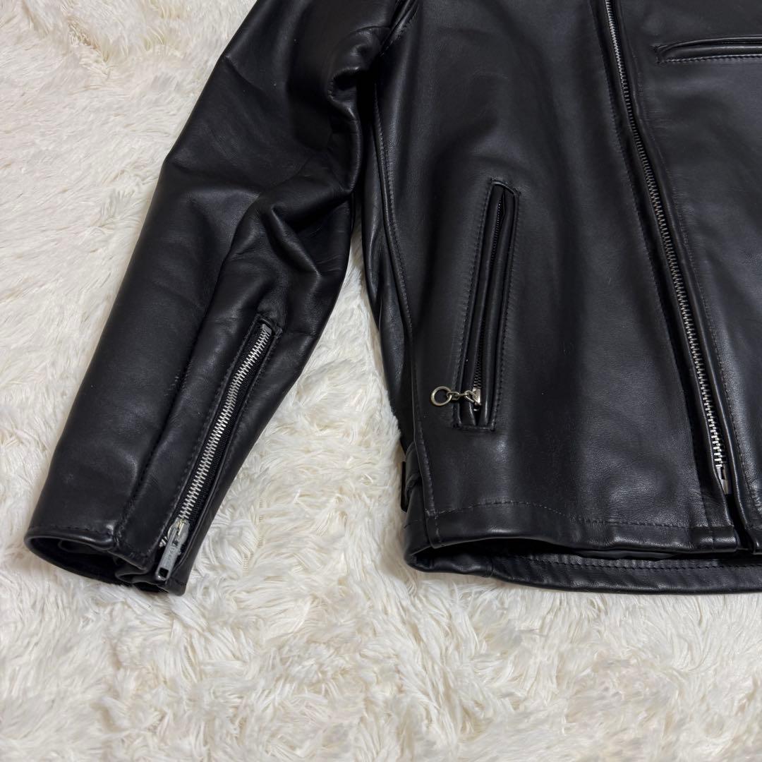 schott USA製　2way ファーインナー付き　レザージャケット　34