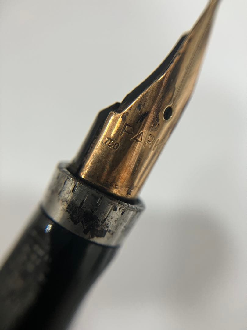 万年筆 PARKER 750 刻印 3本 まとめ レトロ シルバー パーカー