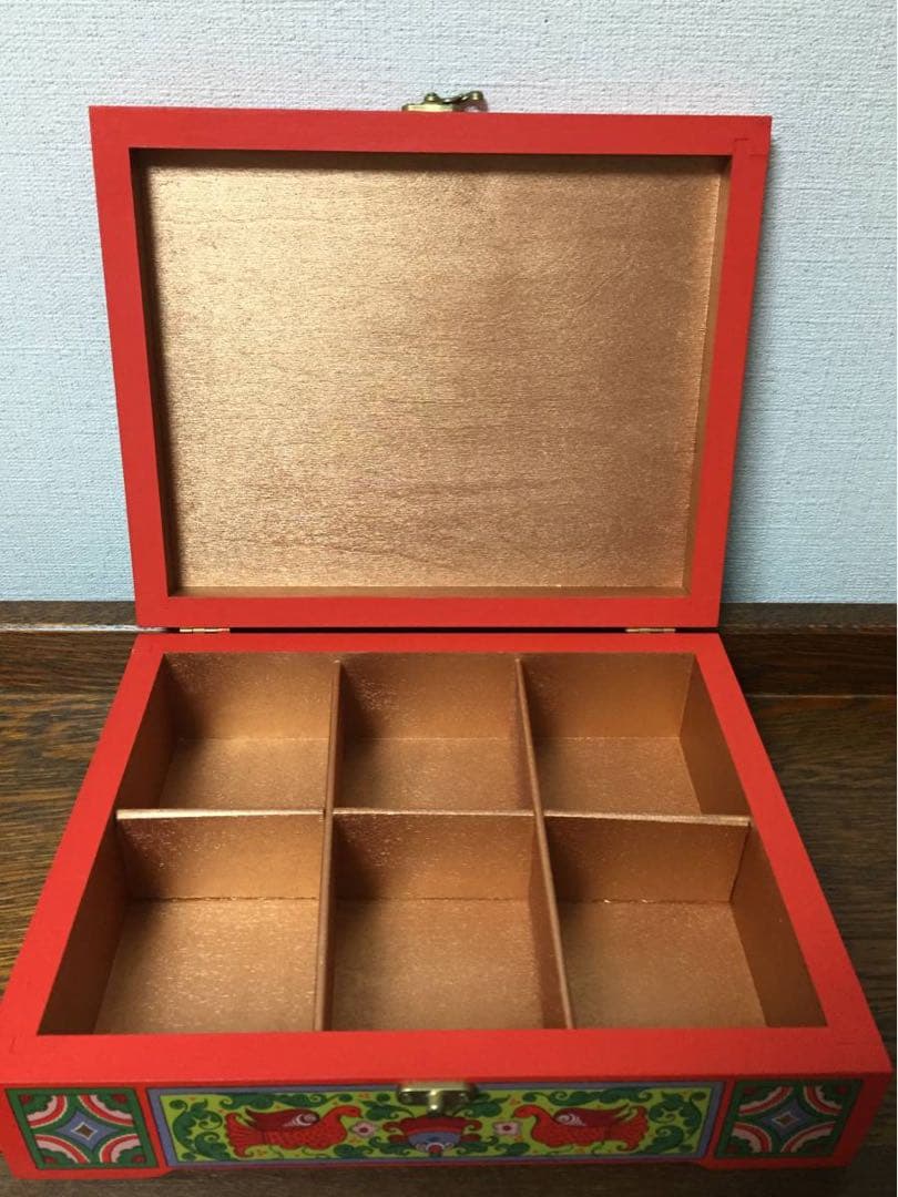 ロシア雑貨☆木製小物入れジュエリーBoxオリガ作 マトリョーシカ