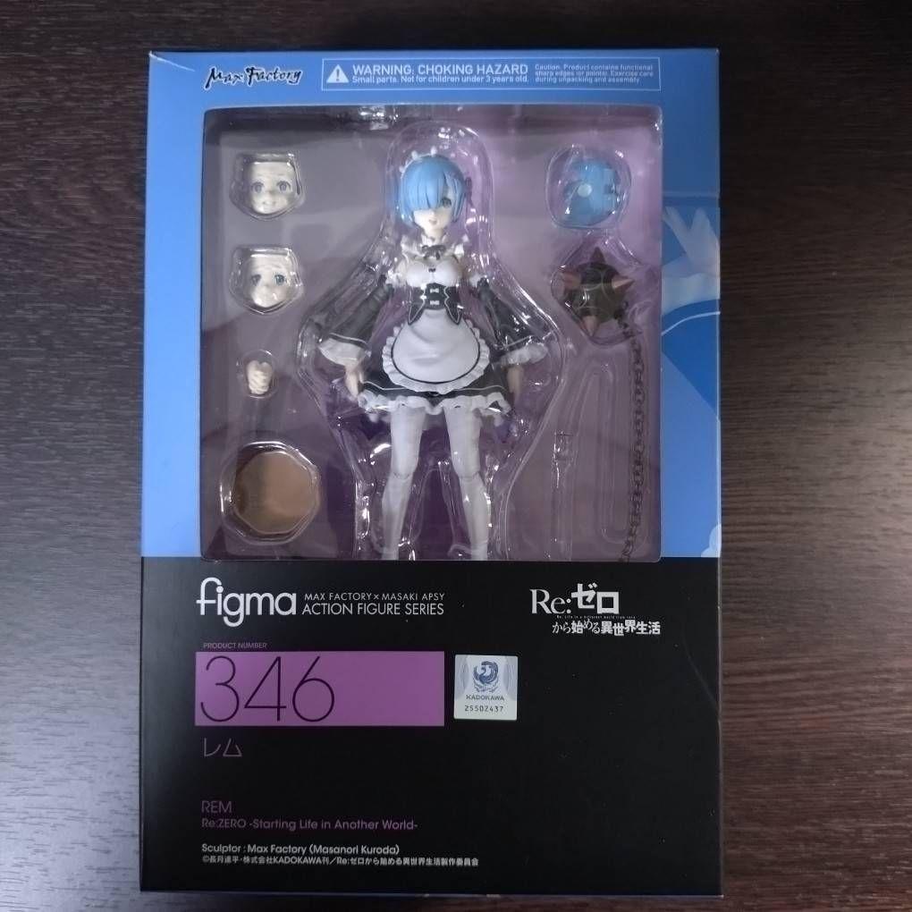 開封　figma　フィグマ　リゼロ　レム　光るマウスパッドセット