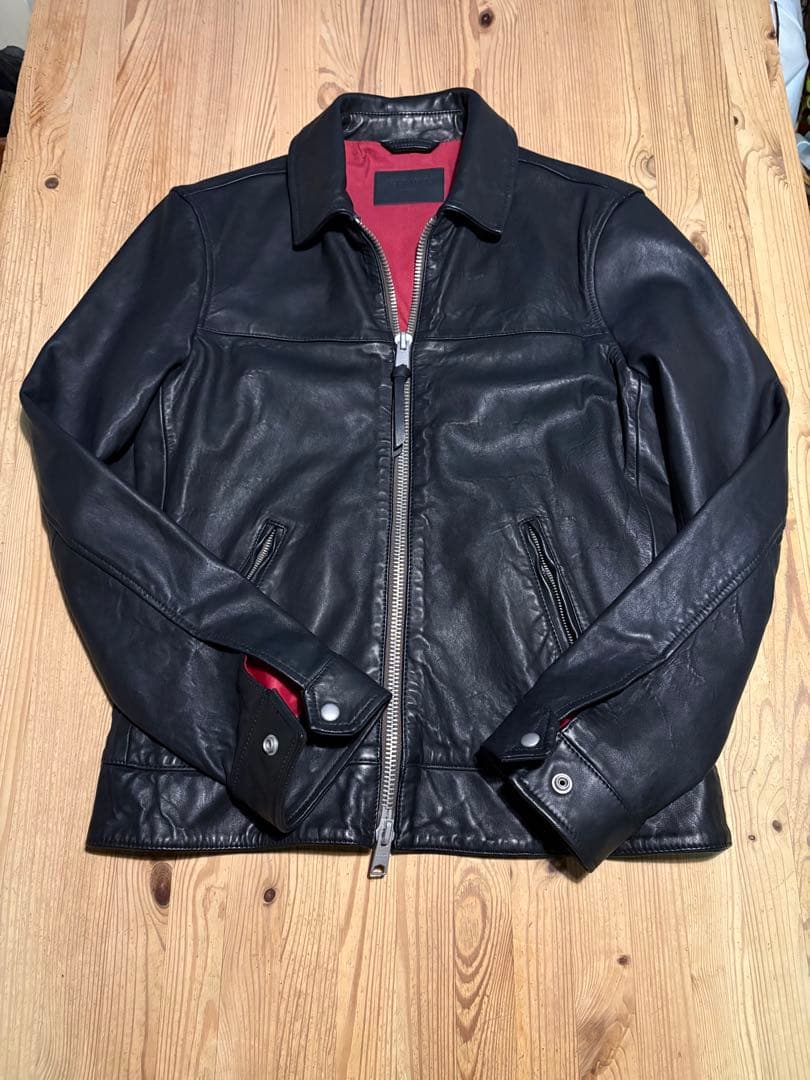 シープスキン　襟付き　シングルライダース　イングランド　ロンジャン　uk シド