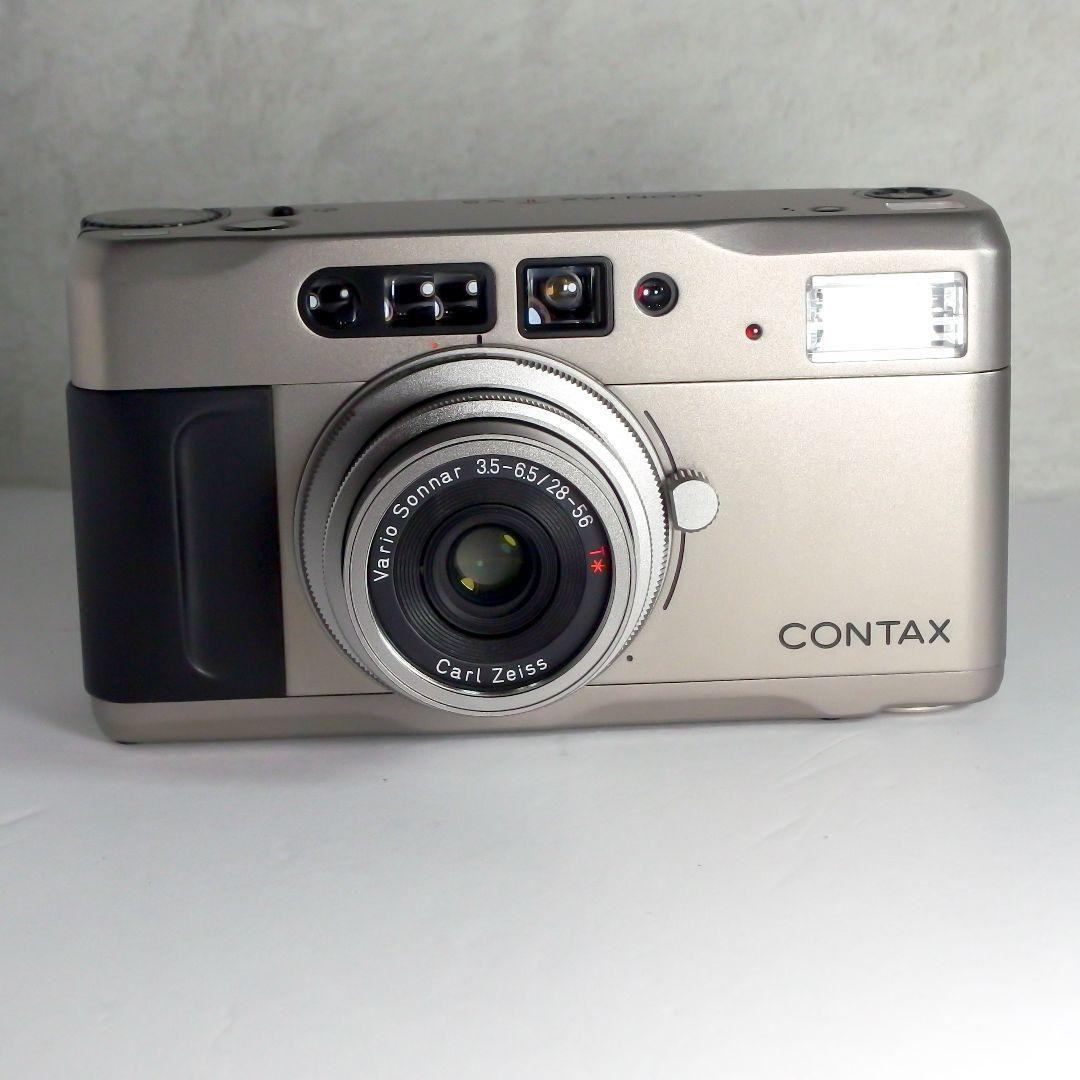 完動美品 コンタックス CONTAX TVS 専用革ケース レンズフードフィルタ