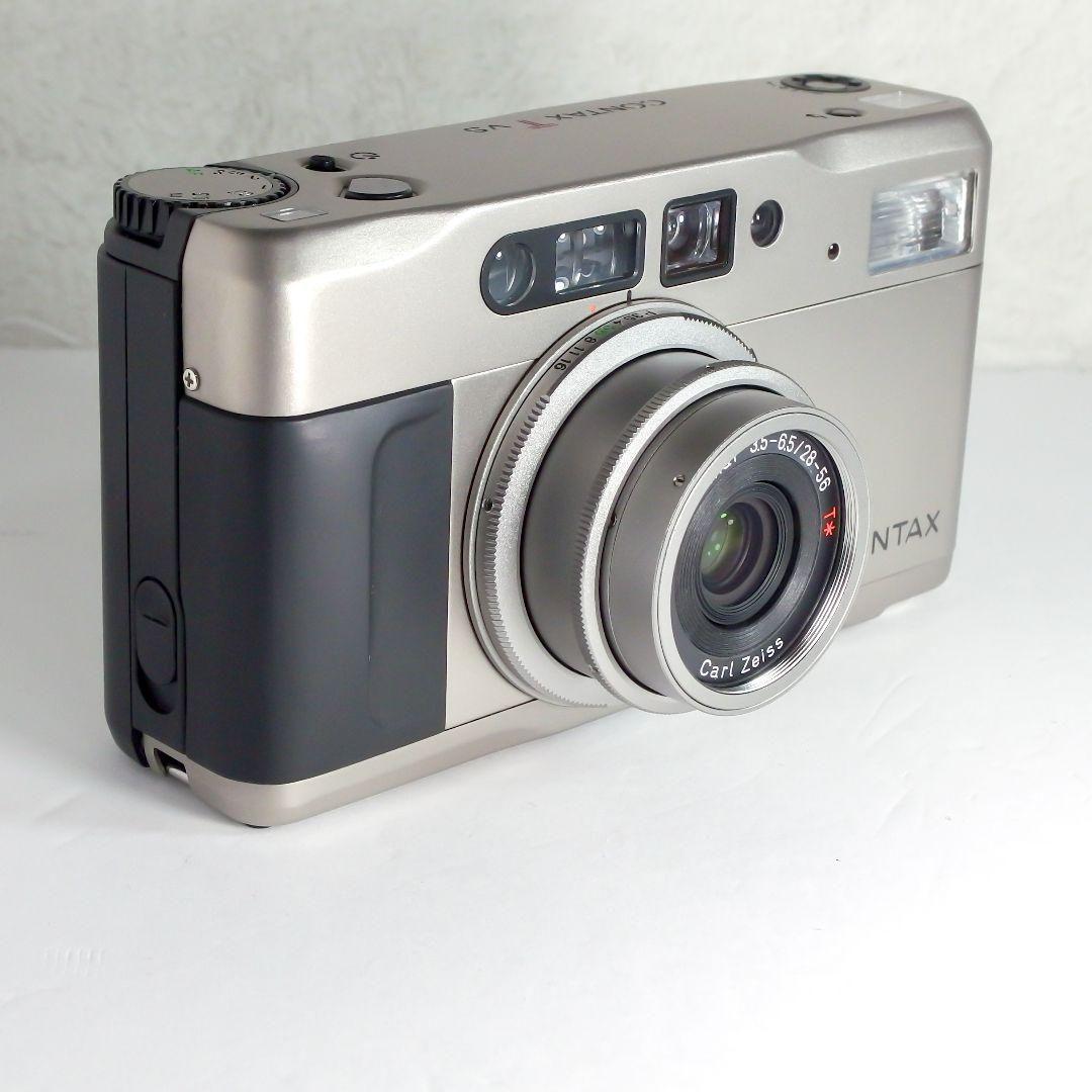 完動美品 コンタックス CONTAX TVS 専用革ケース レンズフードフィルタ