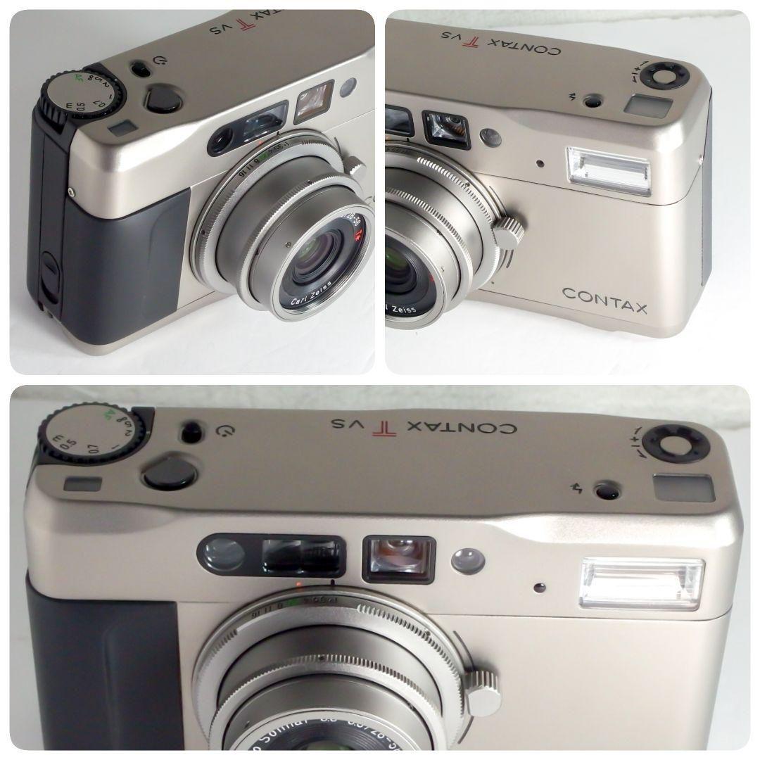 完動美品 コンタックス CONTAX TVS 専用革ケース レンズフードフィルタ