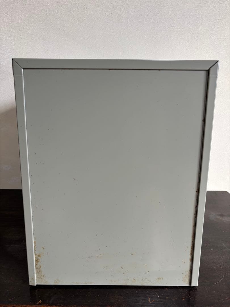 昭和レトロ PLUS 5段 スチール製レターケース 引出し 書類ケース 収納棚