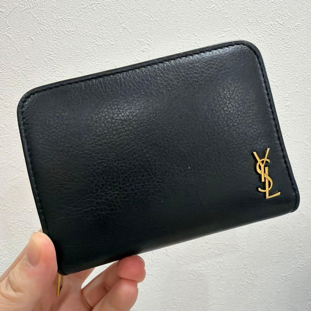 サンローラン　SAINT LAURENT モノグラム 二つ折り財布