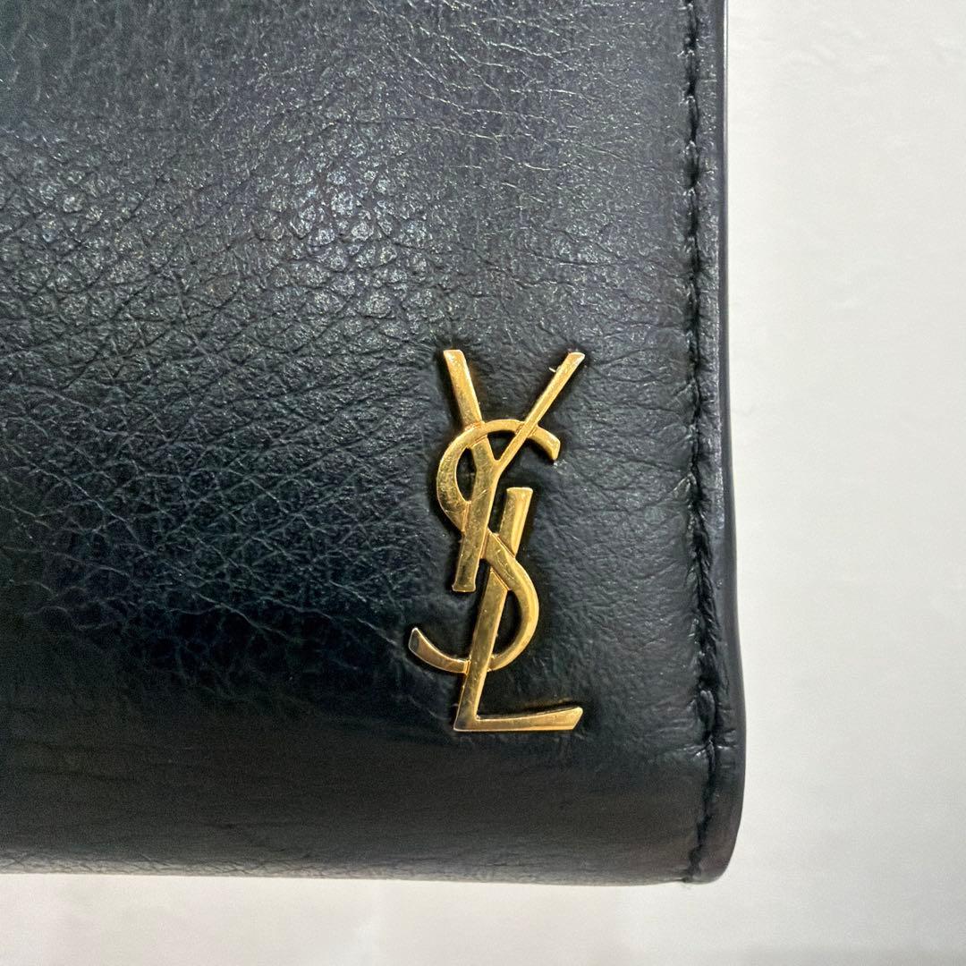 サンローラン　SAINT LAURENT モノグラム 二つ折り財布