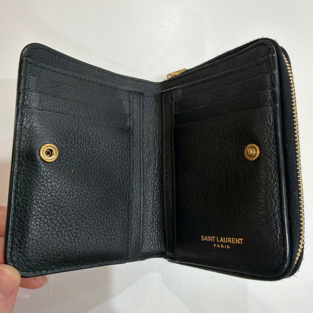 サンローラン　SAINT LAURENT モノグラム 二つ折り財布