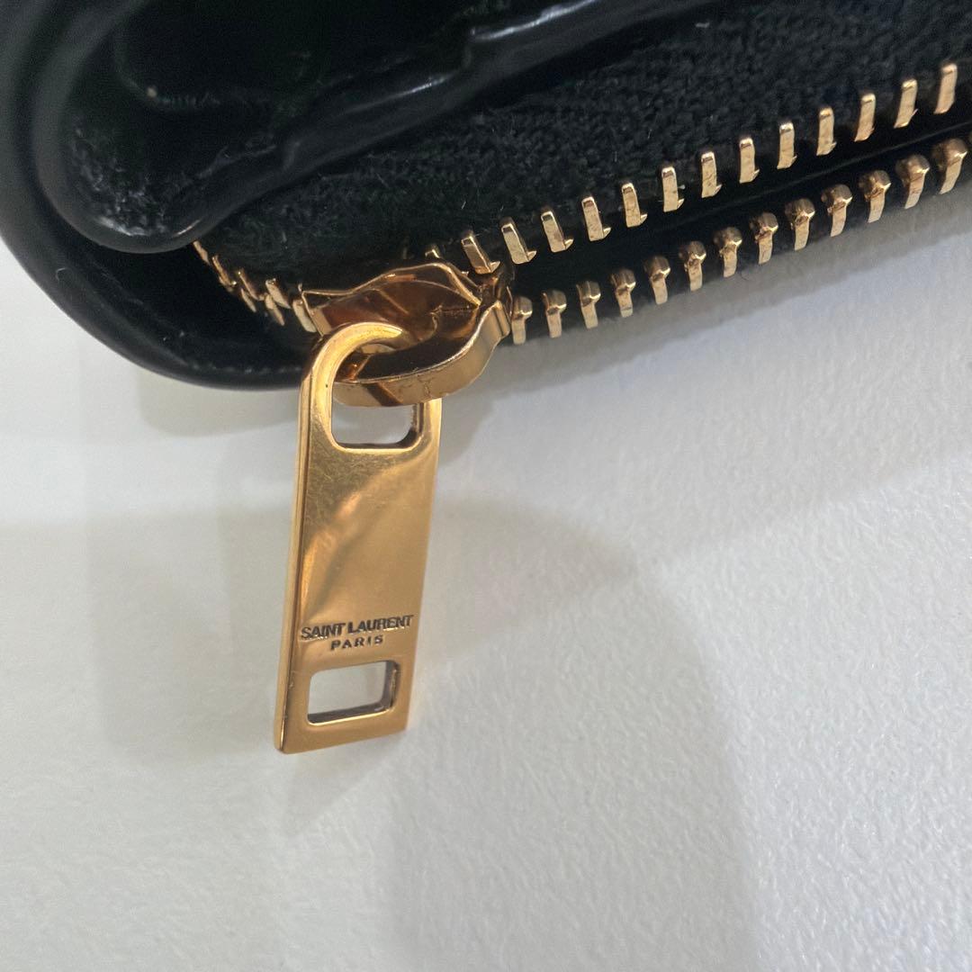 サンローラン　SAINT LAURENT モノグラム 二つ折り財布