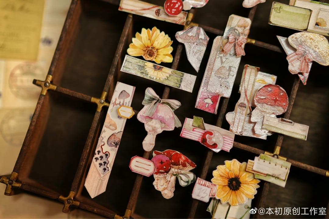 《絶版》海外　マスキングテープ　樹下下下 2点　（和紙）（47155）