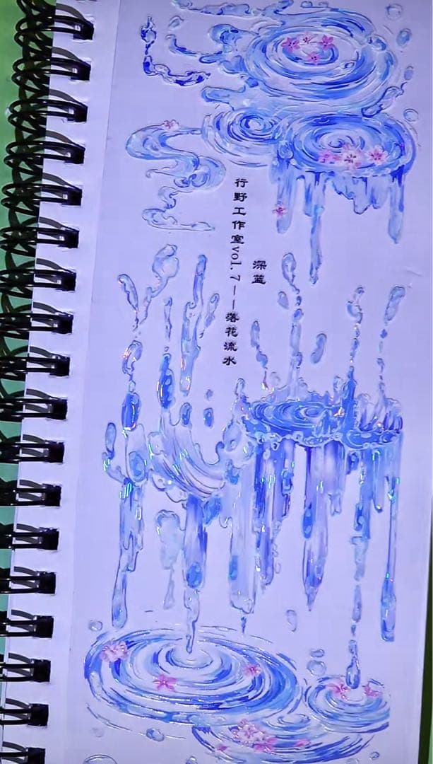 【9423】海外　3/5/巻　貝殻光マスキングテープ　水滴　一部半透明　装飾系