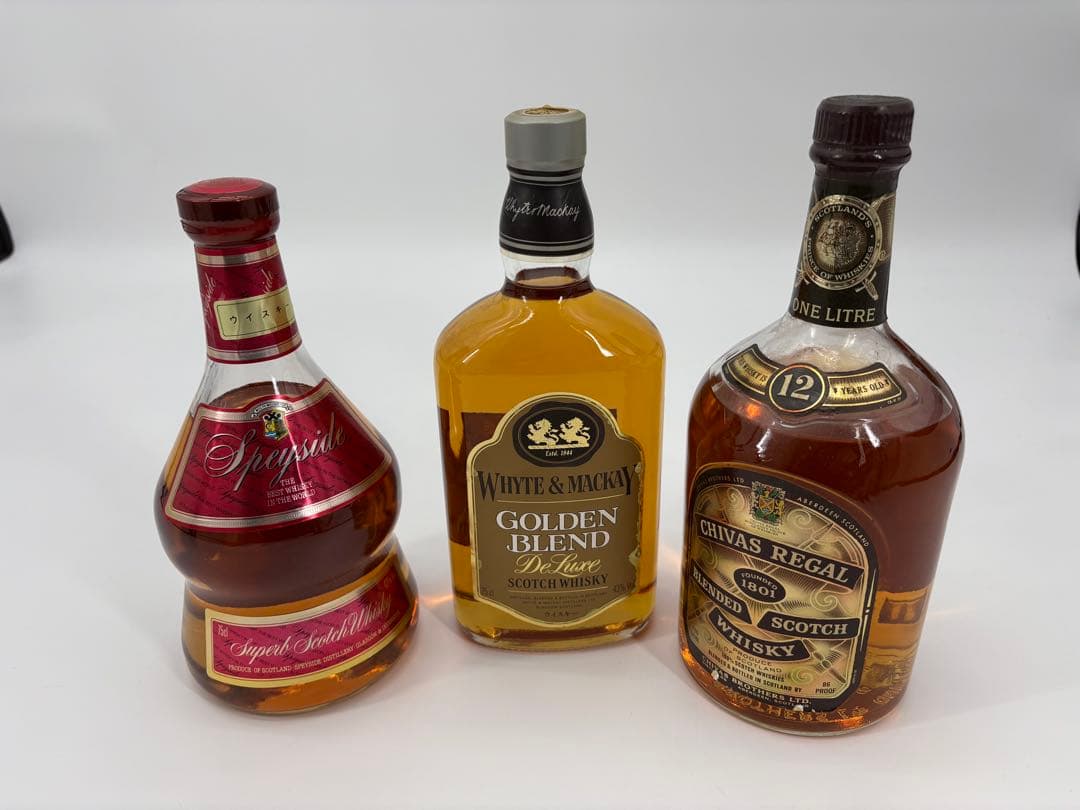 ウイスキー CHIVAS REGAL12年など未開栓 古酒 合計4本セット