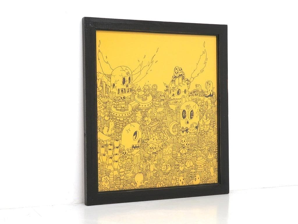 高橋信雅 イエローファイブ　現代アート　芸術　絵画