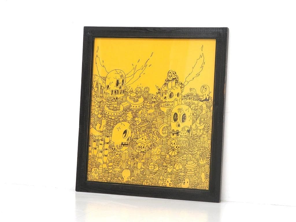 高橋信雅 イエローファイブ　現代アート　芸術　絵画