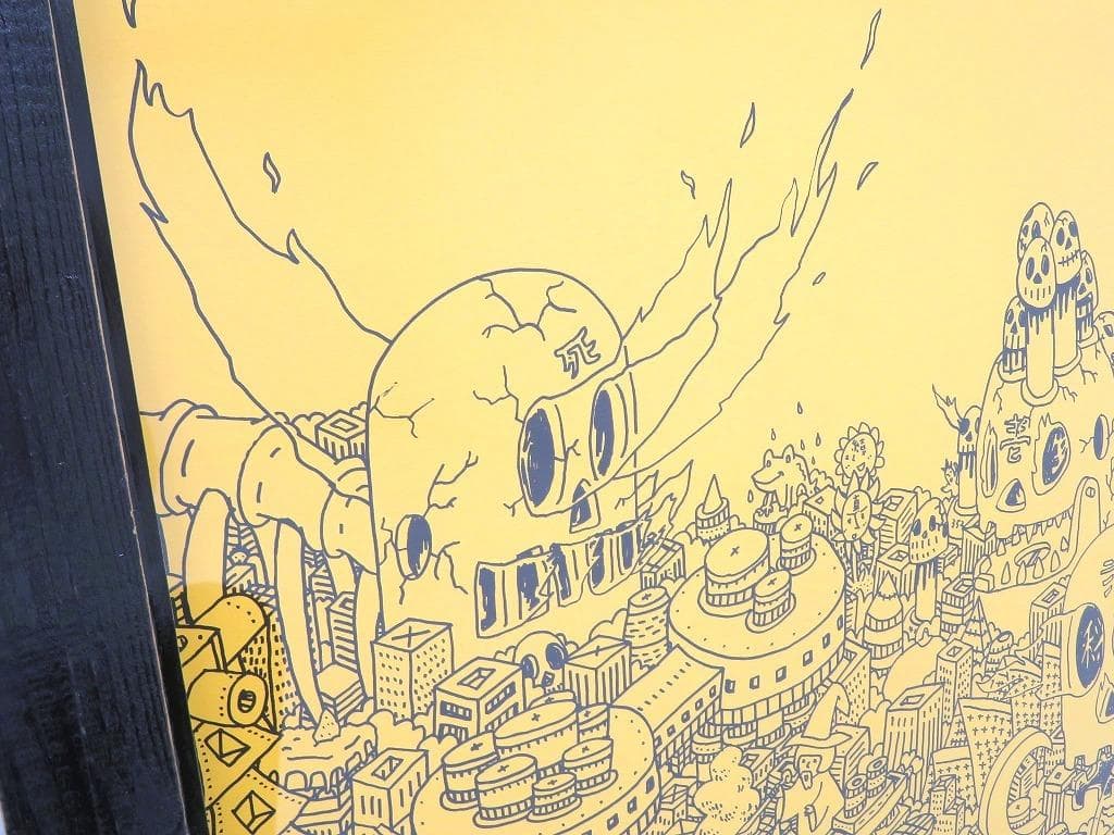 高橋信雅 イエローファイブ　現代アート　芸術　絵画