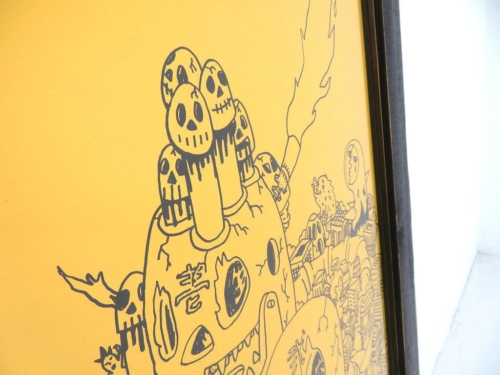 高橋信雅 イエローファイブ　現代アート　芸術　絵画