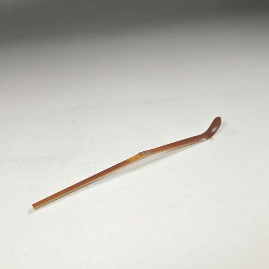 ウ278 茶杓『大徳寺　藤井誡堂　極箱　在銘』『竹器師　黒田宗玄　下削』茶道具